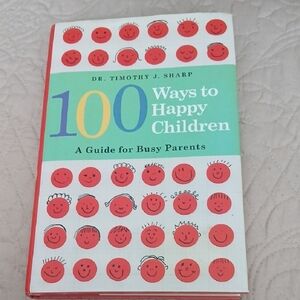 100 Ways to Happy Children Book - Red and Green Cover